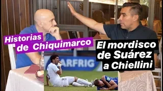 El mordisco de Suárez a Chiellini contado por el árbitro Chiquimarco. #Mundomaldini