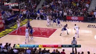 Golden State Warriors vs Atlanta Hawks   1st Half Highlights   March 6, 2017   2016 17 NBA Season