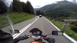 Susten Pass Downhill Onboard Honda Hornet 600