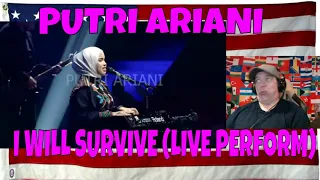 PUTRI ARIANI - I WILL SURVIVE (LIVE PERFORM) GLORIA GAYNOR - REACTION