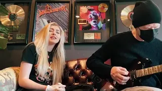 Dave Mustaine plays The Beatles' 'Come Together' with his daughter Electra