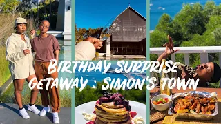 BIRTHDAY SURPRISE GETAWAY VLOG | SIMON'S TOWN Western Cape | South African YouTubers | Queer Couple