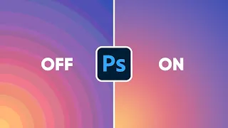 Turn On This Setting to Fix Banding in Gradients! - Photoshop Trick