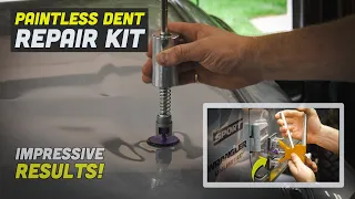 Trying CHEAP Amazon Paintless Dent Repair (PDR) Kit!