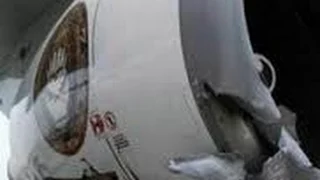 watch Iron Maiden plane Ed Force One badly damaged in airport smash leaving two injured