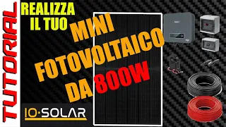 Create your own 800w ZCS inverter Mini Photovoltaic thanks to IO-Solar.com