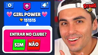 ENTREI EM UM CLUBE SÓ PARA GAROTAS NO BRAWL STARS