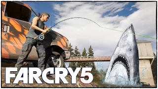 Сгоняли на рыбалку в Far Cry 5. С Саньком лучше не соревноваться. (Far Cry 5 кооператив #4)