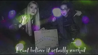 I made a homemade OUIJA BOARD and we tested it out! Ft: SAMIAJEAN4U