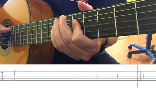 Sleepwalk with Dynamic Tabs (guitar lesson)