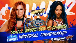 Becky Lynch vs Sasha Banks - Smackdown Universal Championship - WWE 2K22