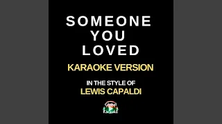 Someone You Loved (Karaoke Version)