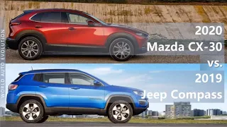 2020 Mazda CX-30 vs Jeep Compass (technical comparison)