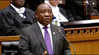 Ramaphosa Sees Greater Sense of Optimism About South Africa