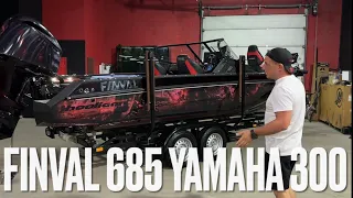 Долгожданный обзор на Finval 685 + Yamaha 300. Индивидуальный дизайн. Ротатор smart vision pro.