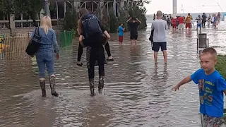 Анапу затопило. Видео сегодня, 16/08/2021.