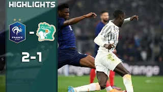 France vs Côte d'Ivoire 2-1 Highlights |