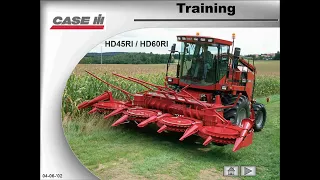 Product Introduction 2004 | Case IH CHX320 to CHX620 Forage Harvesters