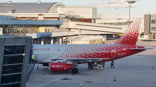 Rossiya Airlines Superjet 100 | Flight from Vnukovo airport to Pulkovo airport