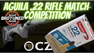 CZ457 LRP - Aguila Rifle Match Competition - Ammo Test - 50 Yards