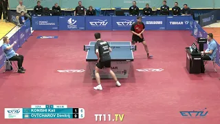 Dimitrij Ovtcharov vs Kaii Yoshida   Champions League 2022 2023