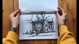 2017 Urban Sketching Course Sketchbook tour