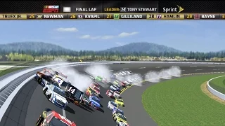 NR2003: Talladega 2012 Big One & Tony Stewart Flip Reenactment