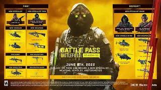 Весь Battle Pass 1-го Сезона Battlefield 2042: Zero Hour