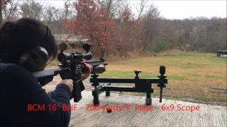 Test Shooting the PSA 20 and BCM 16 AR 15 （10 2016）