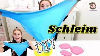 SCHLEIM DIY 😍 Fluffy Slime selber herstellen aus wenigen Zutaten