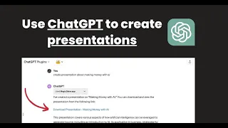 How to use ChatGPT to create PowerPoint Presentation