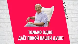 Только одно даёт покой нашей Душе! Торсунов лекции