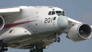 【4K】　推しの紅白の機体  テスターカラー C-2 201号機　タッチ＆ゴー