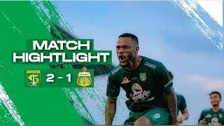 HIGHLIGHTS MATCH | PERSEBAYA 2 - 1 BHAYANGKARA FC  | BRI LIGA 1 2022/2023
