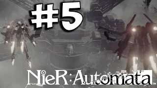 Прохождение NieR: Automata На Русском ➤ Часть 5 PS4 Pro ➤ Нападение Голиафа 1080p 60ᶠᵖˢ HD ✔