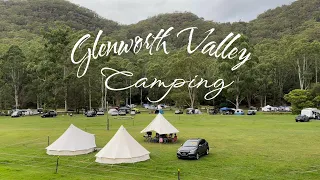 Stunning Creekside Campground at Glenworth Valley Wilderness Adventures, NSW Australia