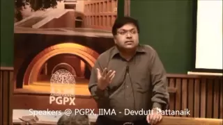 IIMA PGPX Speaker Series - Dr. Devdutt Pattanaik