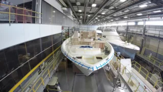 Viking Yachts 93 MotorYacht Construction