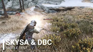 Skyrim SE | SkySA & Distance Based Combat | Battle Test