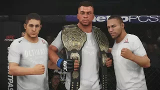 UFC 3 GOAT Career Mode - 2 Belts Hall of Fame! EA Sports UFC 3 Gameplay PS4