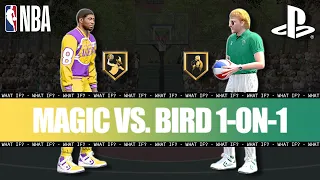 MAGIC JOHNSON vs. LARRY BIRD 1-on-1 | NBA RIVALRIES | 4K REALISTIC EDITION