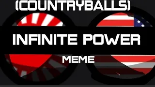 infinite power meme (countryballs)