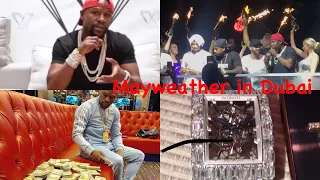 Floyd Mayweather show-offs his wealth in Dubai