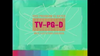 Cartoon Network - TV-PG-D disclaimer (Fried Dynamite version; Jan 2009-May 2010) [RECREATION]