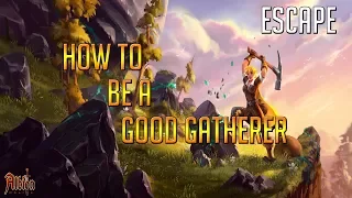 Albion Online | How to be a good gatherer ( escape all ganks and make money)