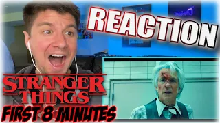 STRANGER THINGS 4 | FIRST 8 Minutes REACTION | BRUTAL & BLOODY