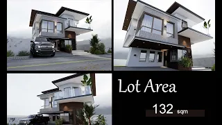 RESIDENTIAL HOUSE/ ANONG BAHAY ANG PWEDE MONG ITAYO SA 132 SQM NA LOTE? - BAHAY SERYE