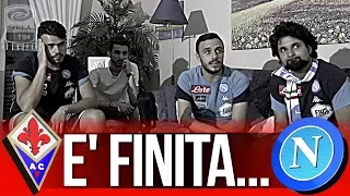 E' FINITA... FIORENTINA 3-0 NAPOLI | REAZIONE NAPOLETANI LIVE HD