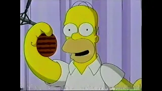 Burger King - Homer Simpson Tries to Eat a Whopper & Oreo Cakesters Commercials (2007)