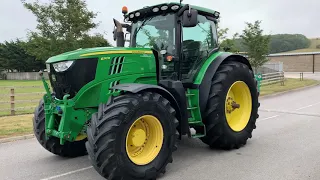 John Deere 6210R Tractor walk around video